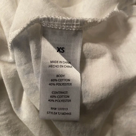 Wildfox Tagged Toile Heritag Shirt Sleeve Tee - Picture 5 of 5